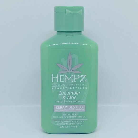 $5🌟 Hempz Cucumber & Aloe Herbal Body Moisturizer Ceramides + B3 - Picture 1 of 8